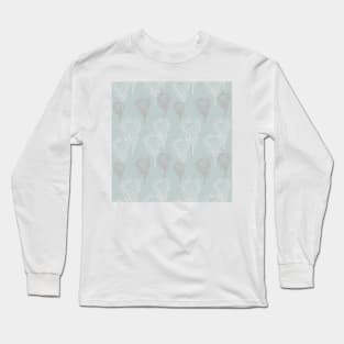 Flower pattern with tropical king proteas Long Sleeve T-Shirt